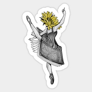 Sunflower Dancer - 001 Sticker